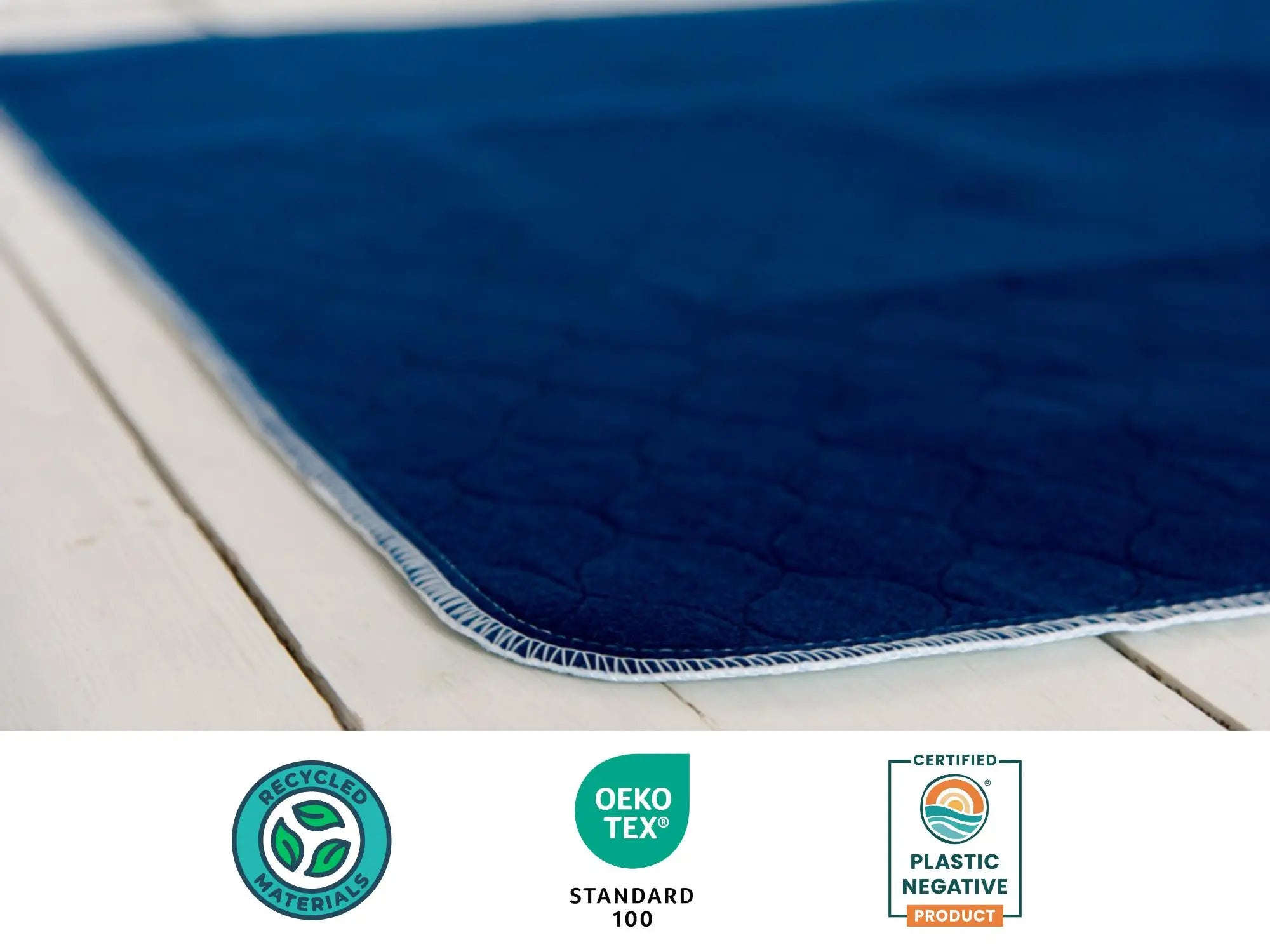 A close up image of a dog incontinence pad.