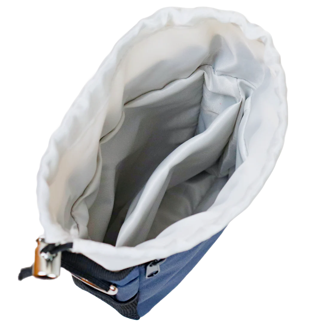 Inside view of a Pet Impact dog walking bag