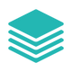 An icon of squares stacked on top of each other - representing the multiple layers within Pet Impact reusable pet pads