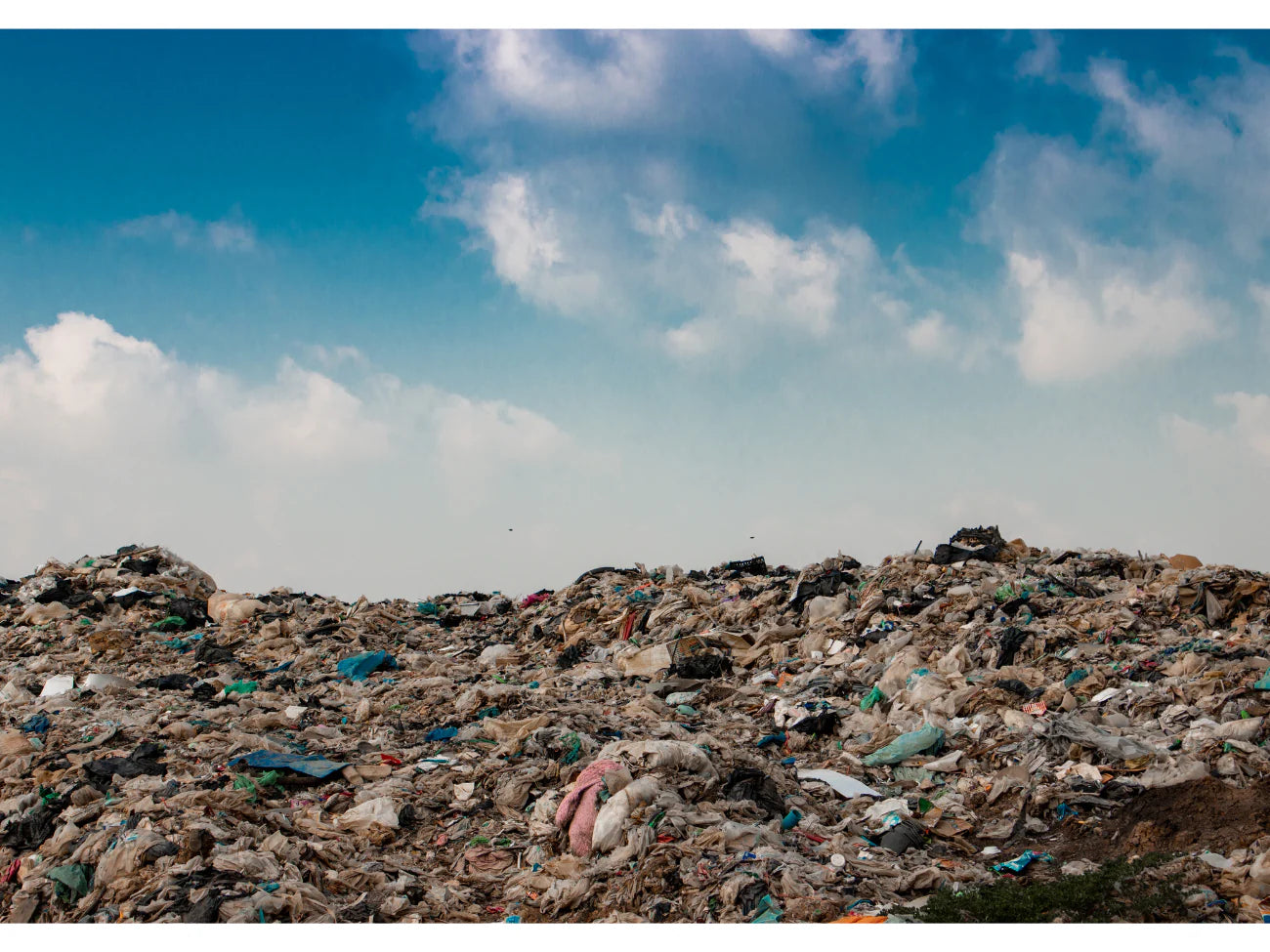 An image of waste in landfill