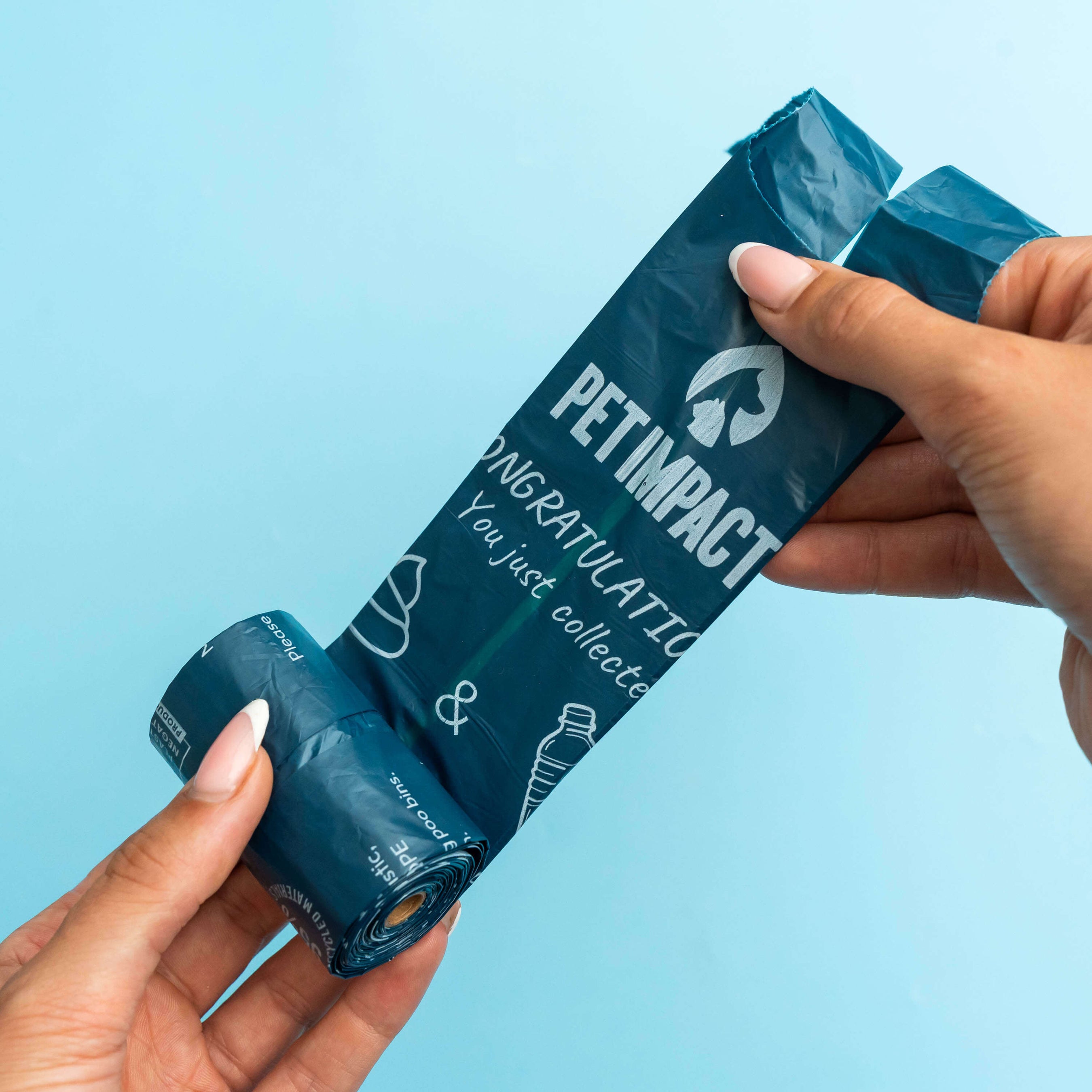 Shop ReSEAcled Poo Bags - 16 Rolls with Tie Handles (240) – Pet Impact