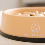 Bamboo Slow Feeder Bowl - Pet Impact