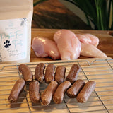 Chicken & Turmeric Sausages (100g) - Pet Impact